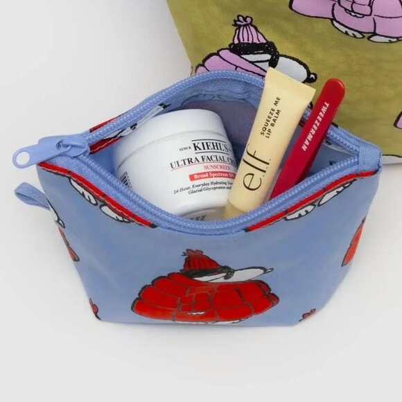 NWOT Baggu Go Pouch Small - Puffer Snoopy (Peanuts) - Picture 5 of 7